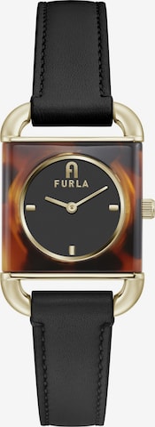 FURLA Analoog horloge 'Arco Square ' in Zwart: voorkant