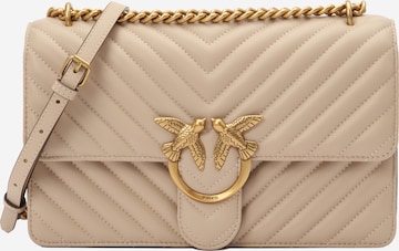 smėlio PINKO Rankinė ant peties 'Love One': priekis