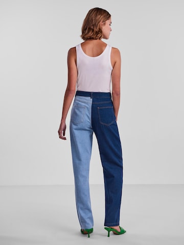 Wide leg Jeans 'Lena' de la PIECES pe albastru