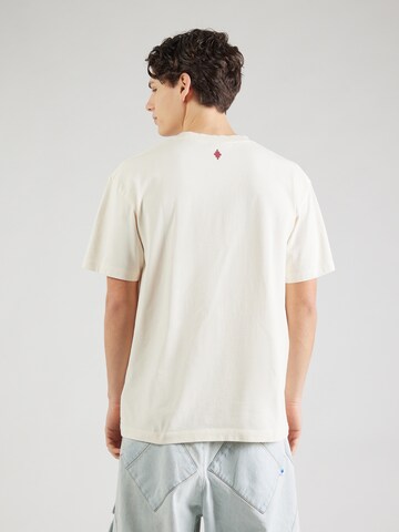 Marcelo Burlon Shirt 'HEADLETTER' in Beige