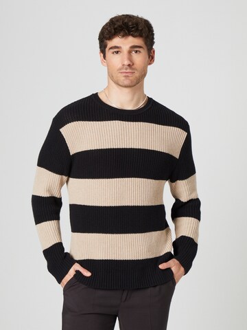 Guido Maria Kretschmer Men Sweater 'Tyler' in Beige: front