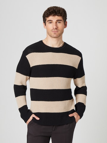 Guido Maria Kretschmer Men Pullover 'Tyler' in Beige: predná strana