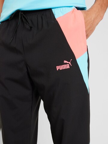 PUMA Tapered Sporthose 'MCFC' in Schwarz