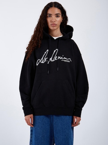 Dr. Denim Sweatshirt 'Damien Hoodie' in Black