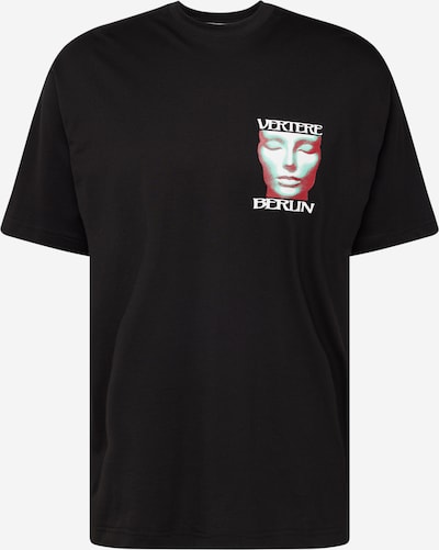 Vertere Berlin T-Shirt 'SLEEPWALK' in türkis / hellrot / schwarz / weiß, Produktansicht