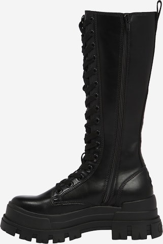 BUFFALO Lace-Up Boots 'ASPHA ON' in Black