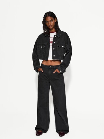 Bershka Between-season jacket in Black