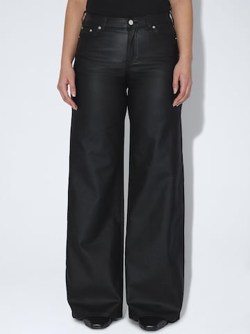 Dr. Denim Slimfit Jeans 'Zila Mid Wide' in Zwart