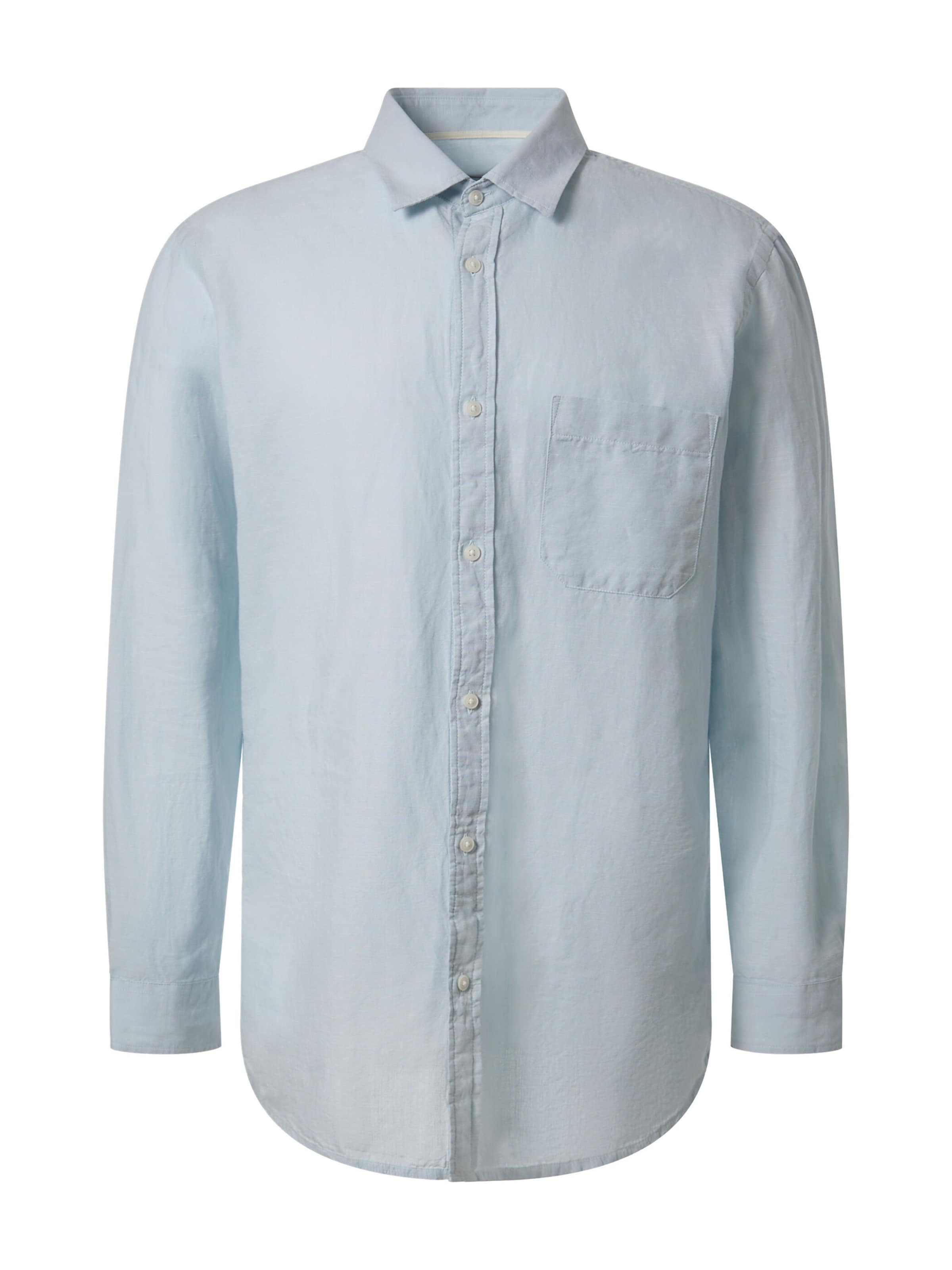 PIERRE CARDIN Hemd in Blau: Vorderseite