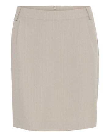 Cream Skirt 'CRBarny' in Beige: front