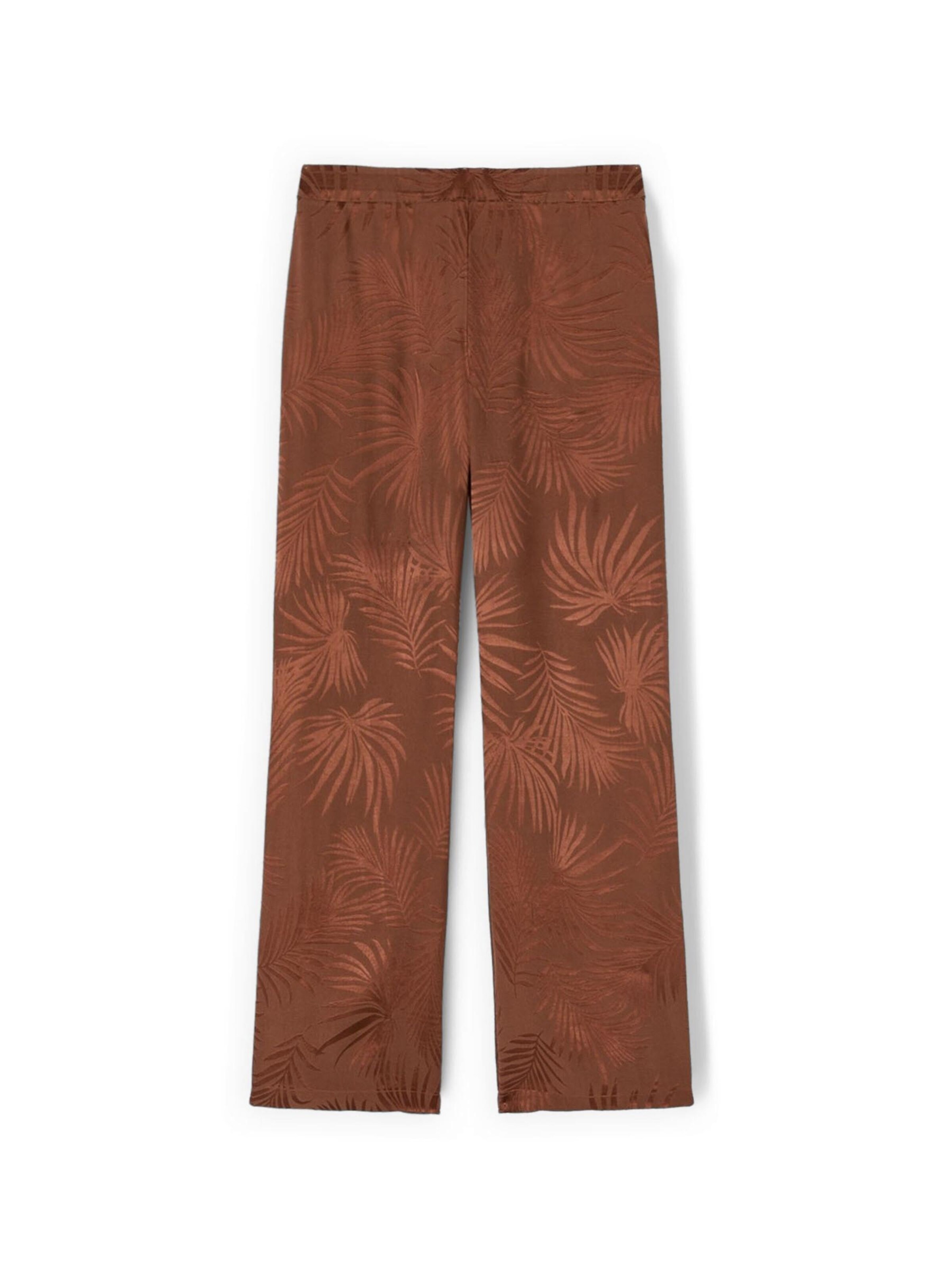 Wide Leg Pantalon MOTIVI en marron : devant