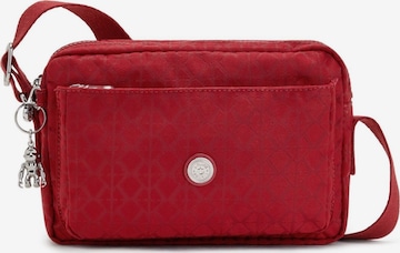 KIPLING - Mala de ombro 'ABANU M' em vermelho: frente