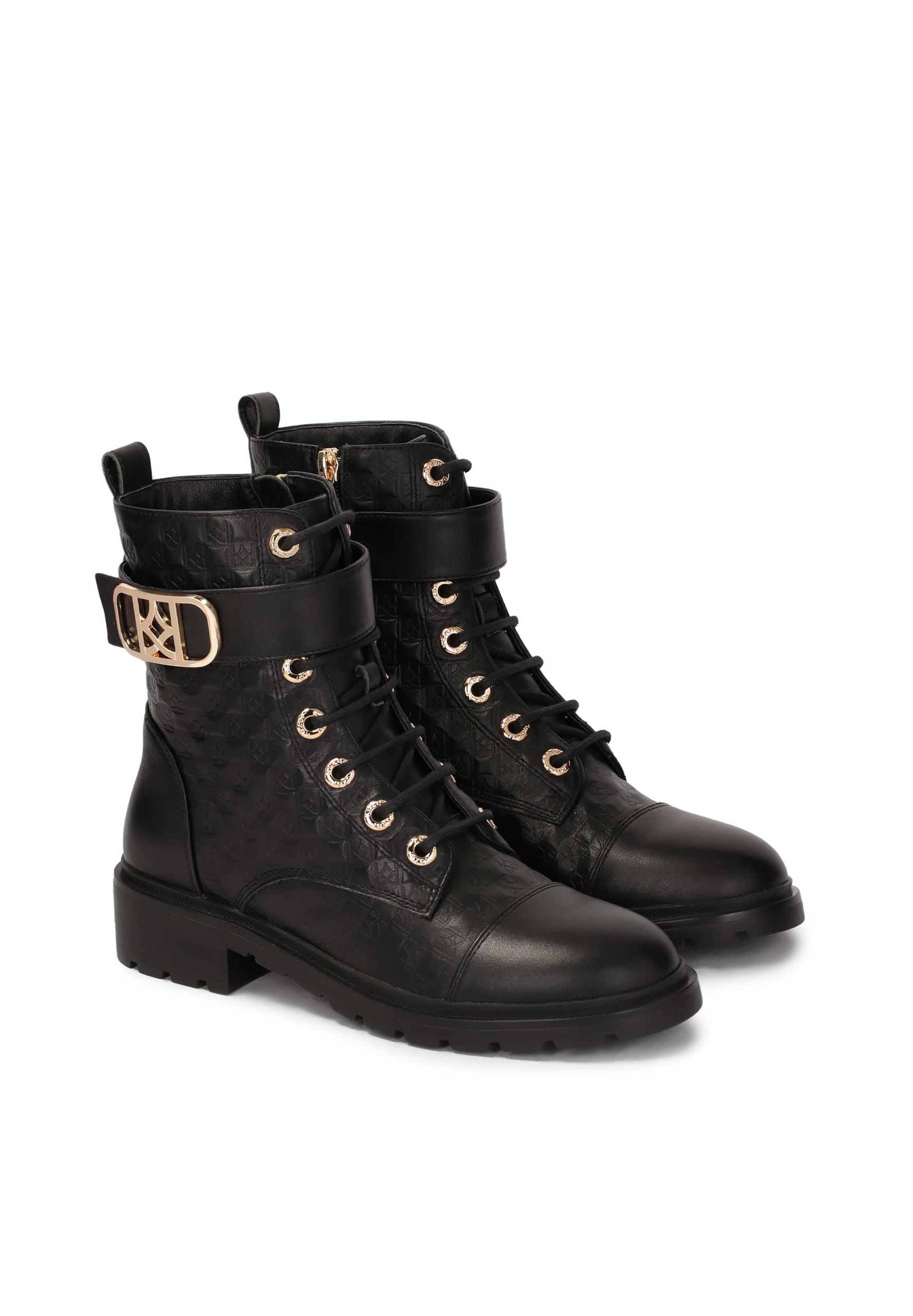 Kazar - Botim com fivela em preto