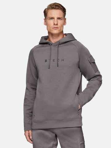 Sweat-shirt Boggi Milano en gris : devant