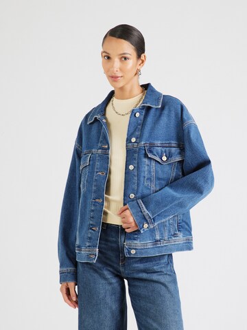 HOLLISTER Демисезонная куртка в Синий: спереди