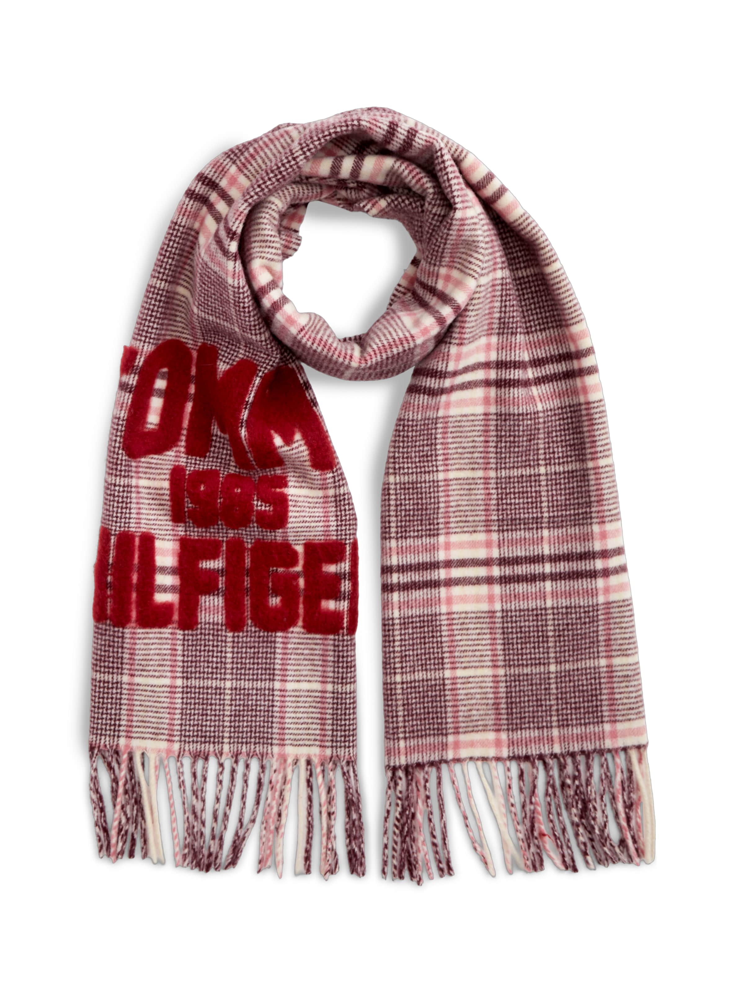 TOMMY HILFIGER Schal in Pink: Vorderseite