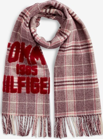Écharpe TOMMY HILFIGER en rose : devant