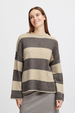 b.young Sweater 'Martha' in Beige: front