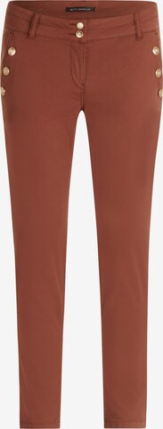 Betty Barclay Slimfit Jeans in Bruin: voorkant