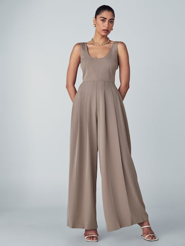 Willa Jumpsuit 'Ella' in Grijs: voorkant