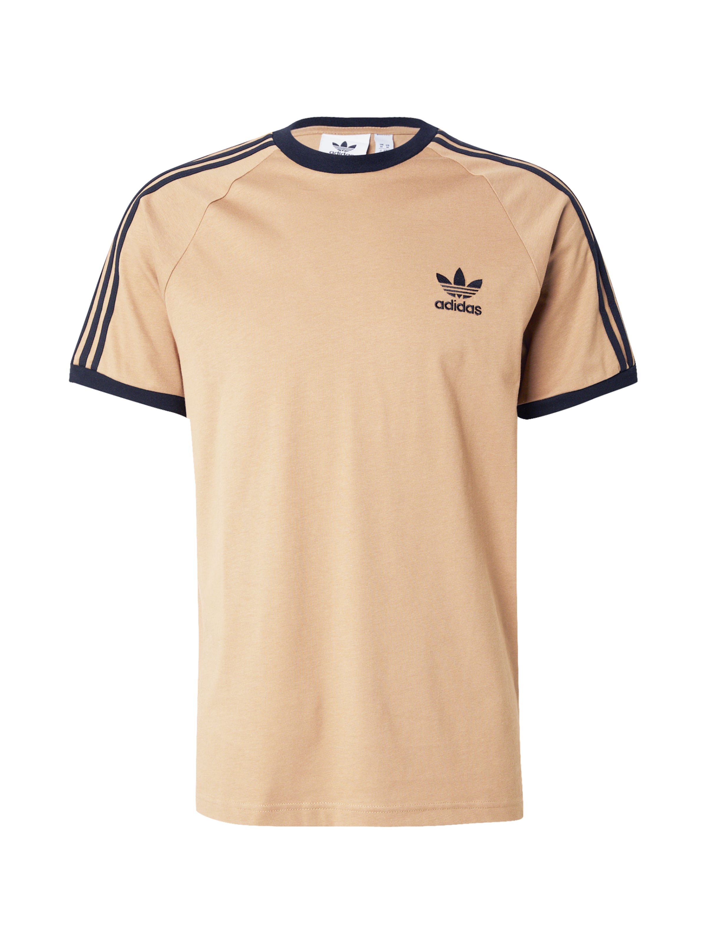 brūns ADIDAS ORIGINALS T-Krekls 'Adicolor Classics': no priekšpuses