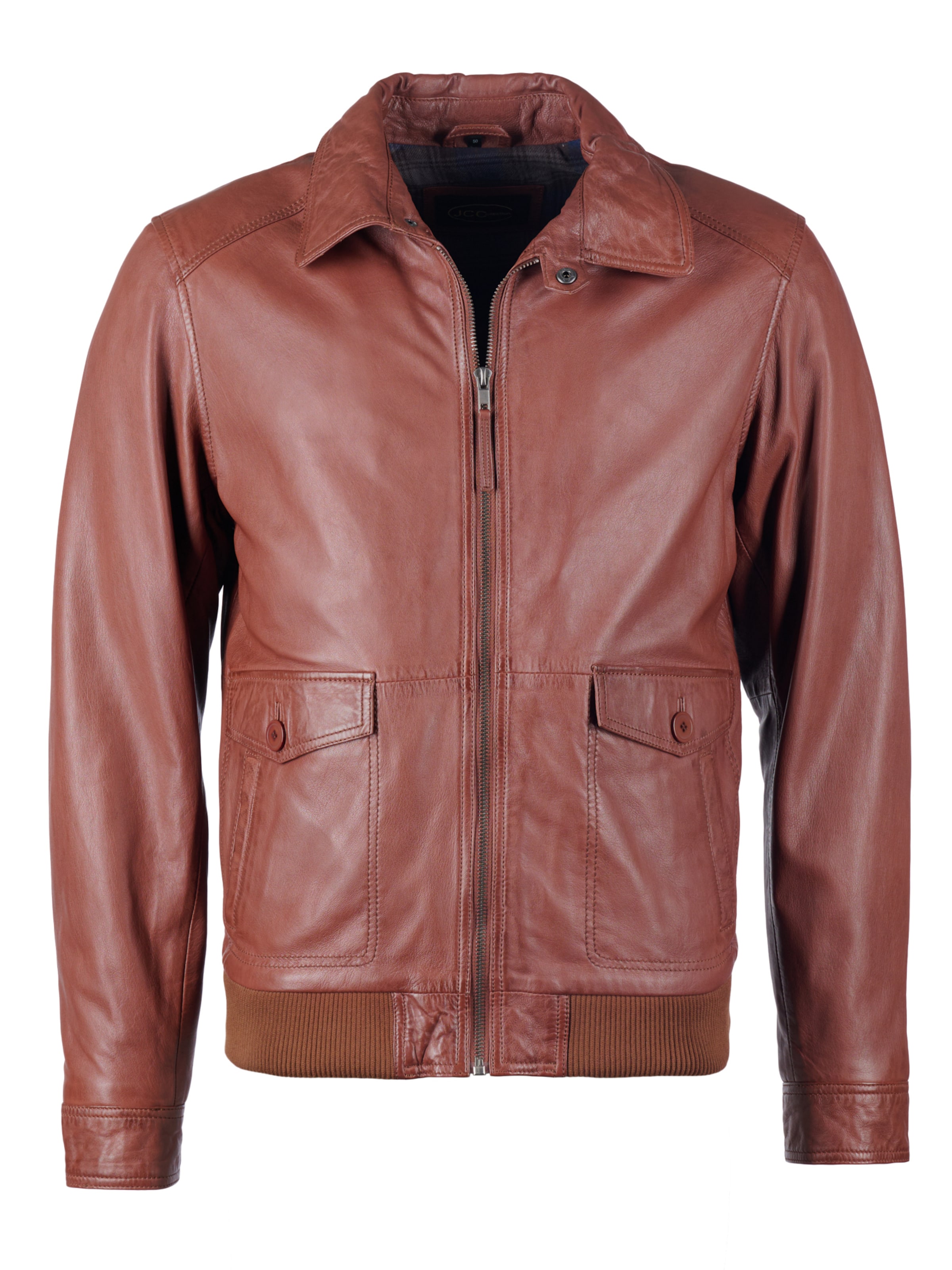 JCC Tussenjas 'Samuel' in Bruin: voorkant