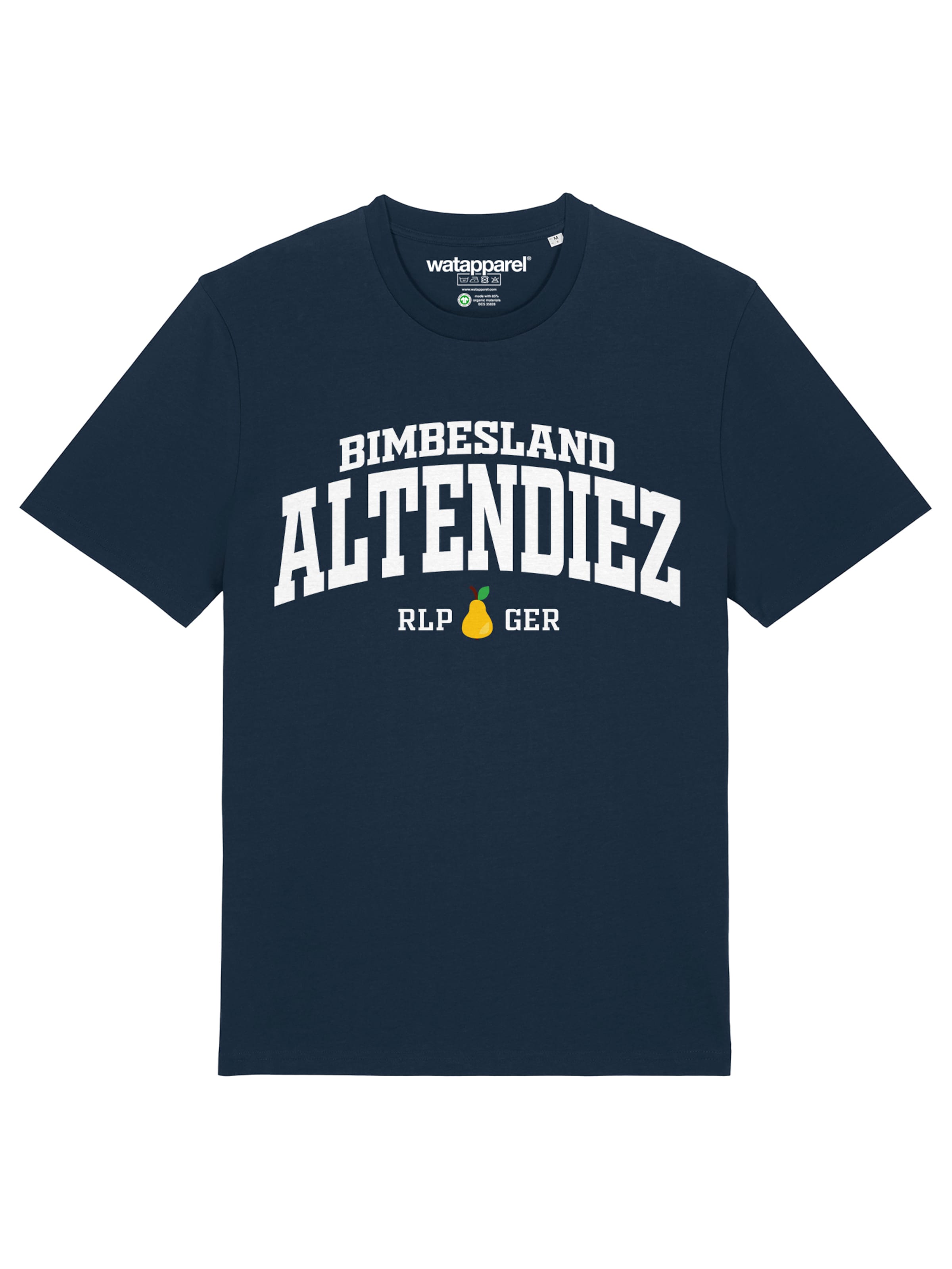 T-Shirt 'Altendiez Bimbesland' Watapparel en bleu : devant