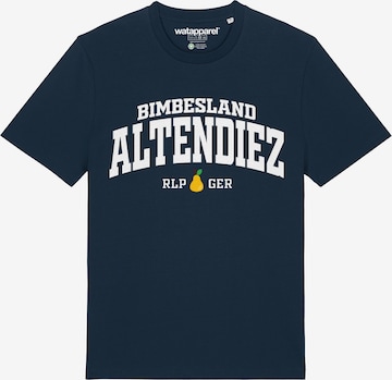 T-Shirt 'Altendiez Bimbesland' Watapparel en bleu : devant