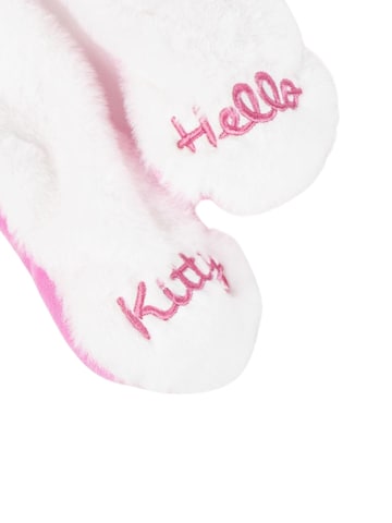 Cerdá Mütze 'Hello Kitty Punkte-Applikations-Mütze'‌ in Weiß