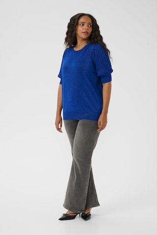 Pull-over 'Regitta' KAFFE CURVE en bleu