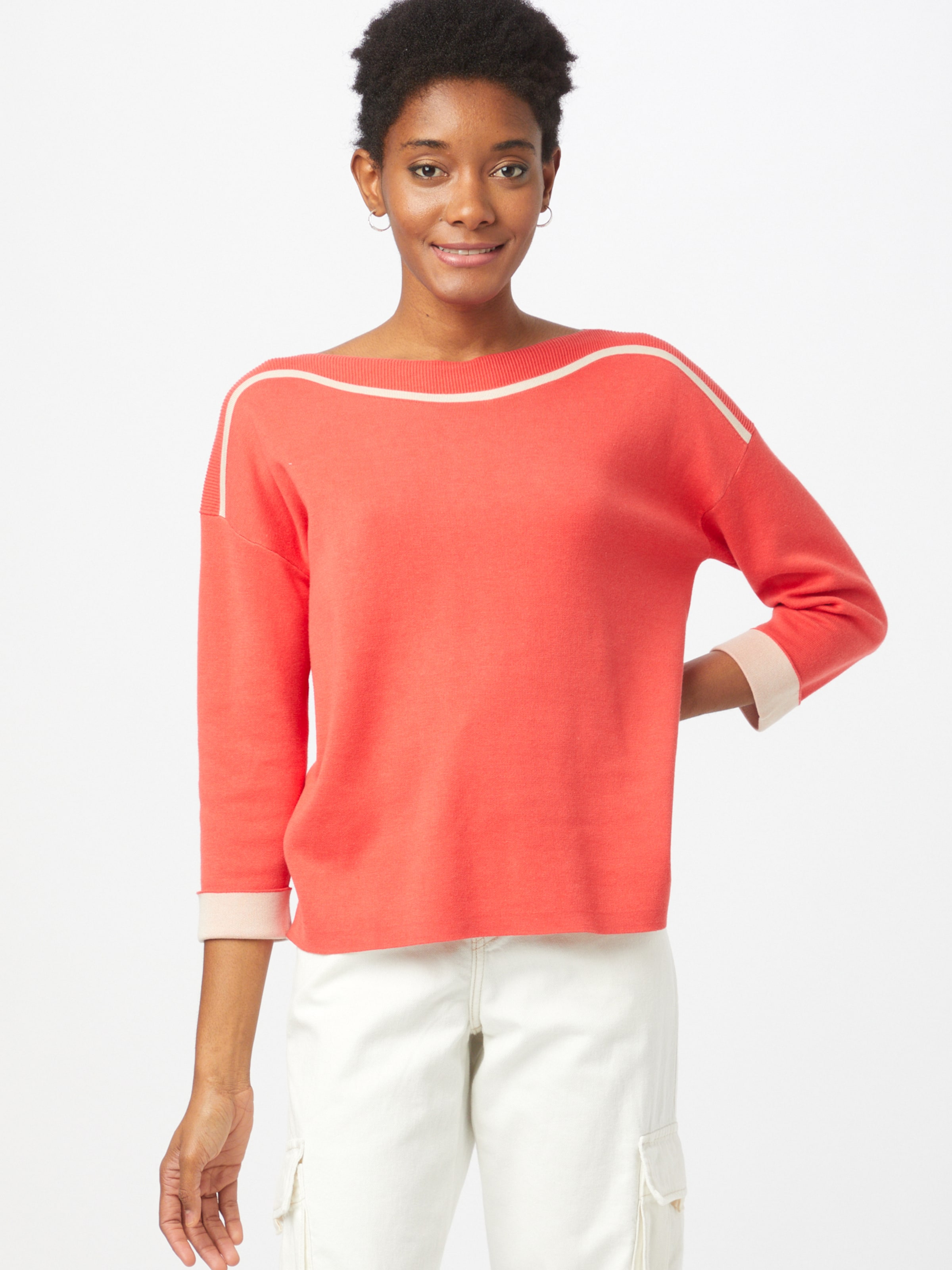 Frauen Pullover & Strick COMMA Pullover in Orangerot - OU05165 Frauen Pullover & Strick COMMA Pullover in Orangerot - OU05165