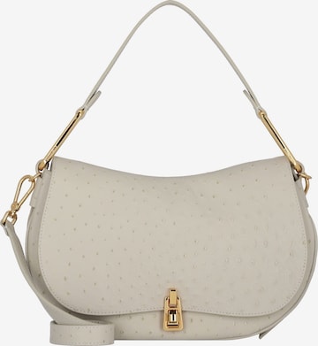 Coccinelle Shoulder Bag in Grey: front