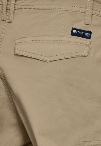 Street One MEN Regular Cargohose in Beige