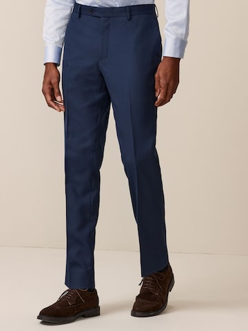 Next - Slimfit Calças com vincos em azul: frente