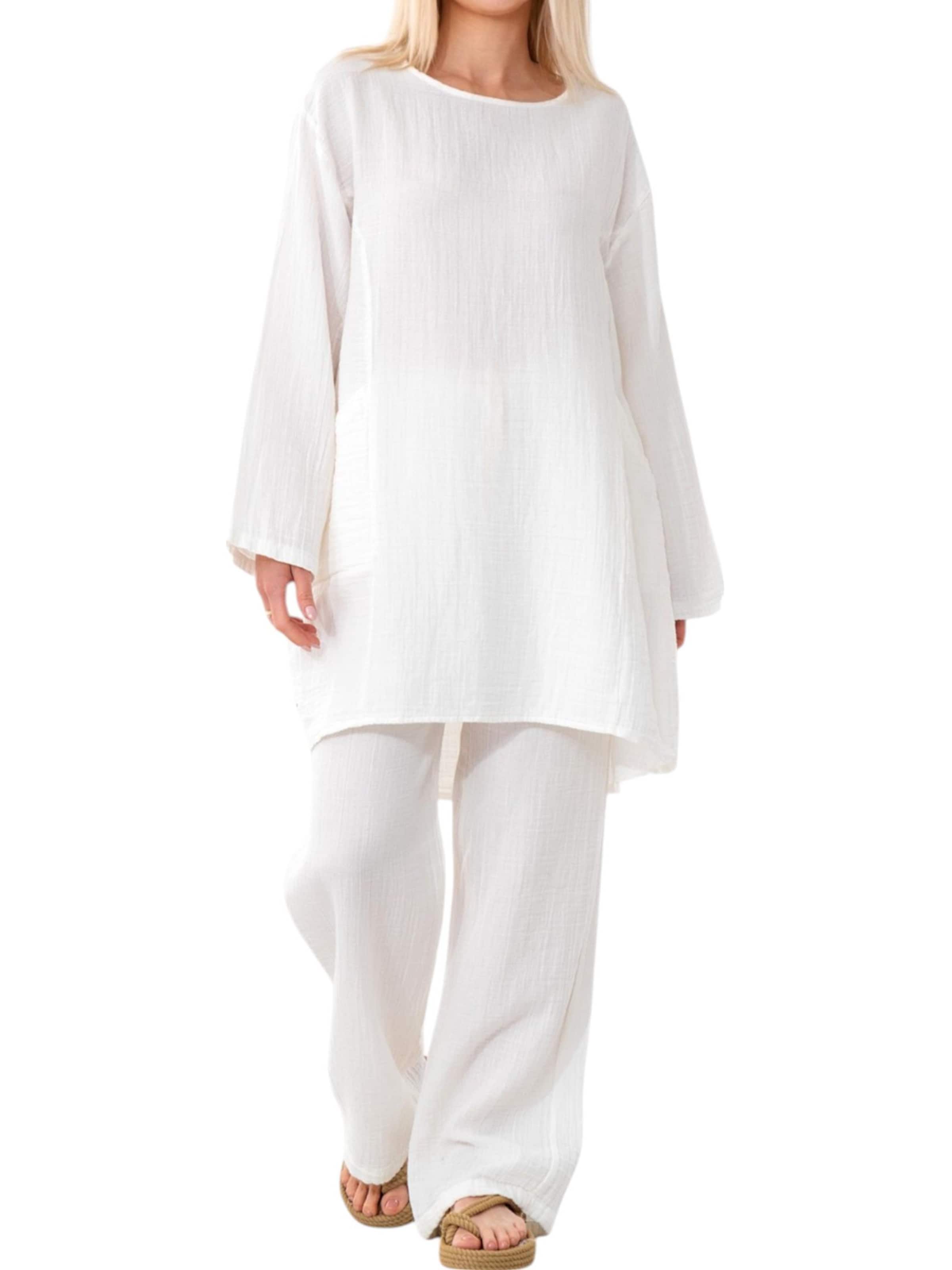 WENOR Bluse 'NISA'‌‌‌‌‌‌‌‌‌ in Weiß