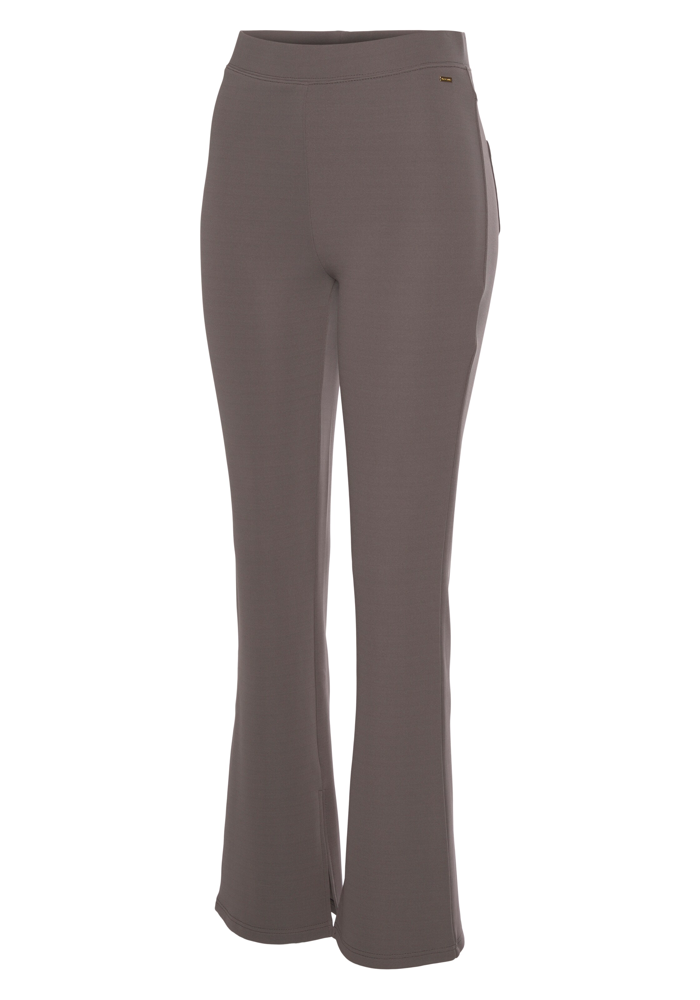 LASCANA Flared Bukser i grå