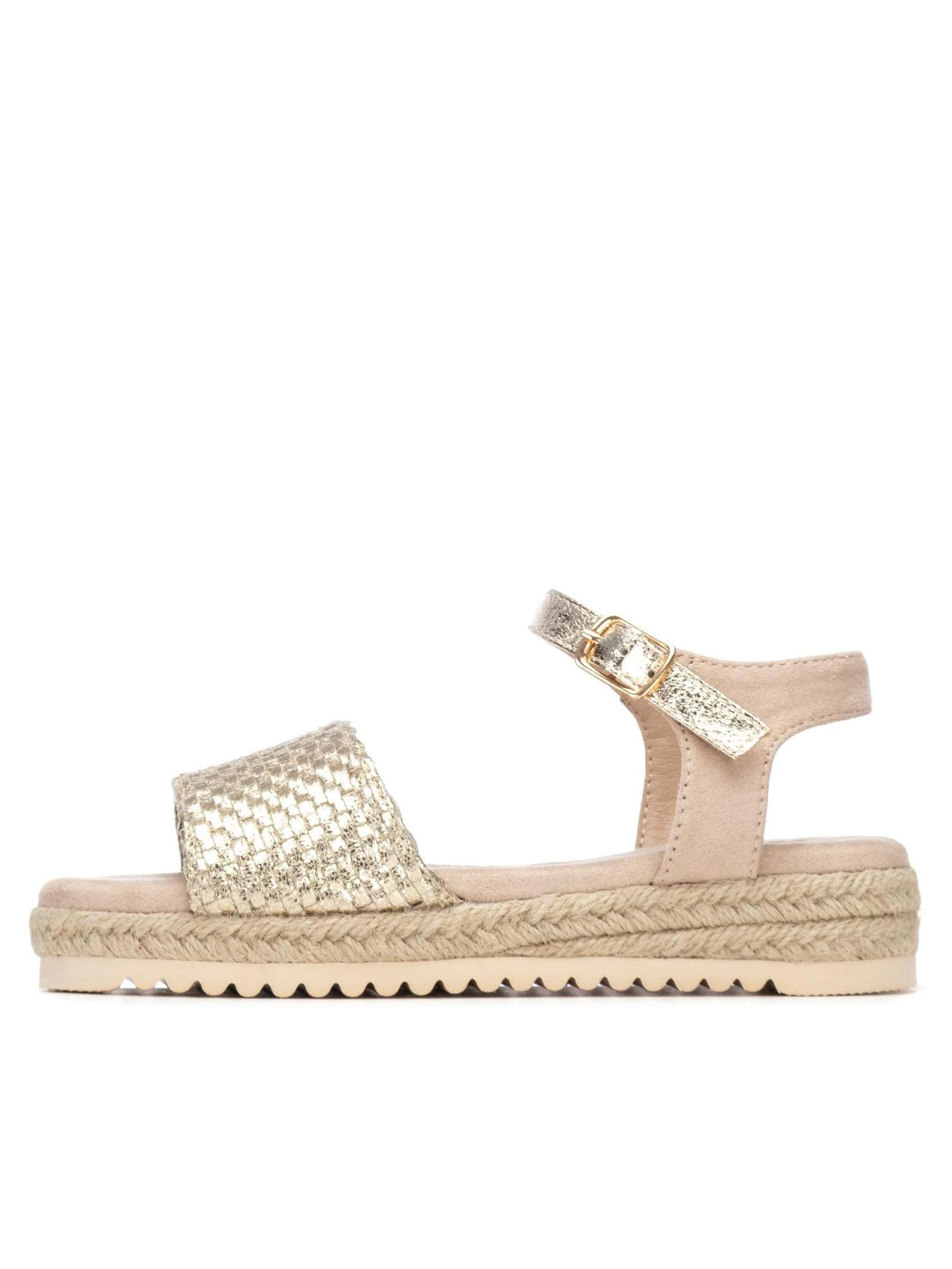 Xti Sandale in Gold: Vorderseite