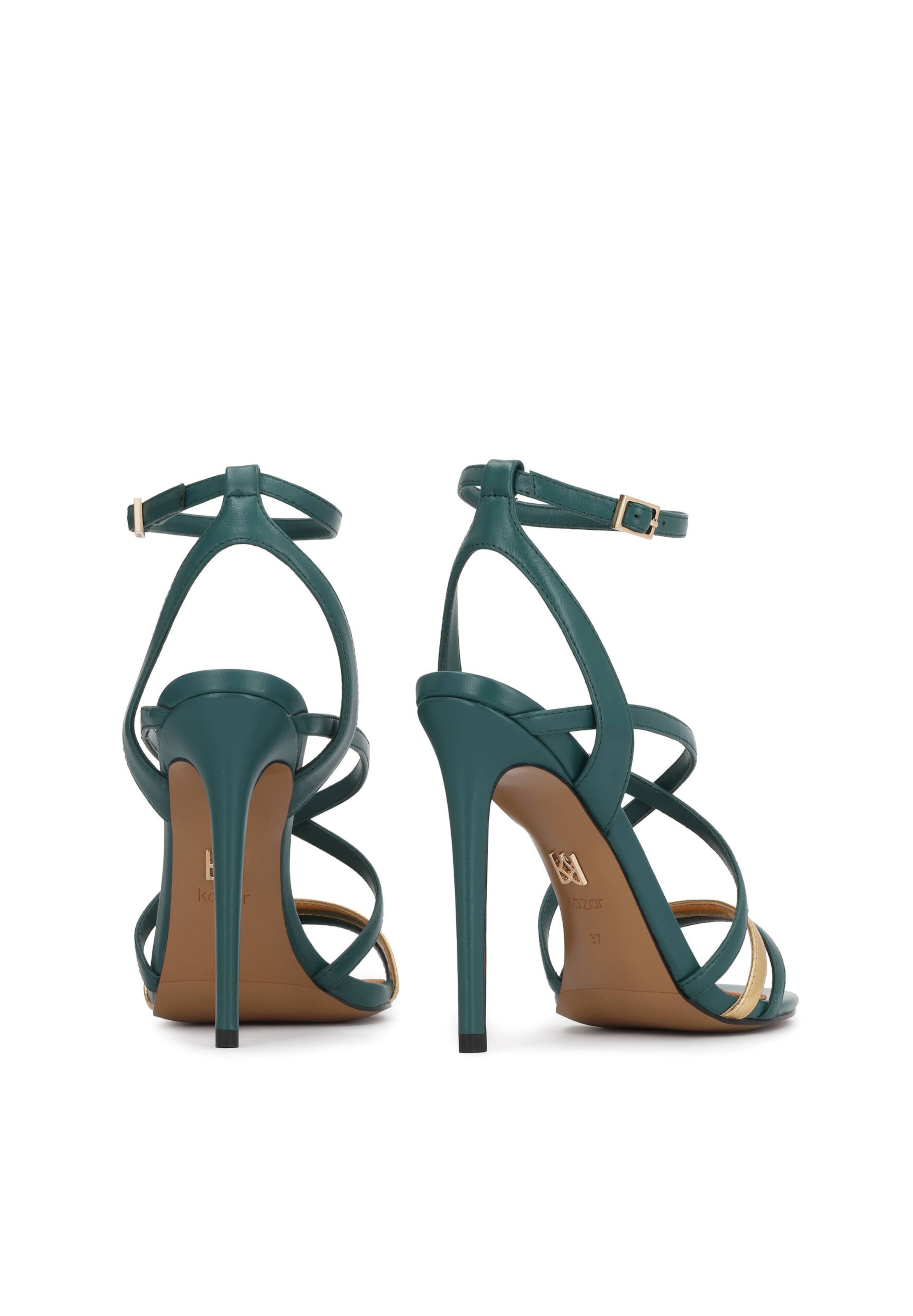 Sandales à lanières Kazar en vert