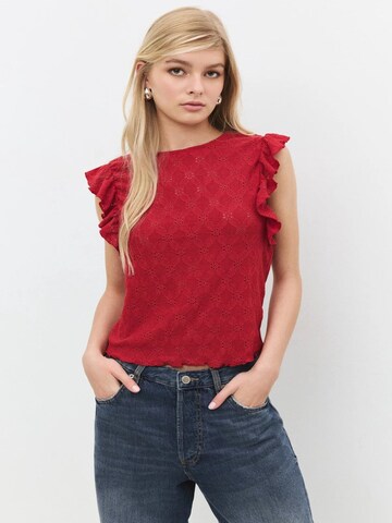 No Matter What Blouse in Red: front