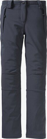 CMP Regular Outdoor Pants in Black: front