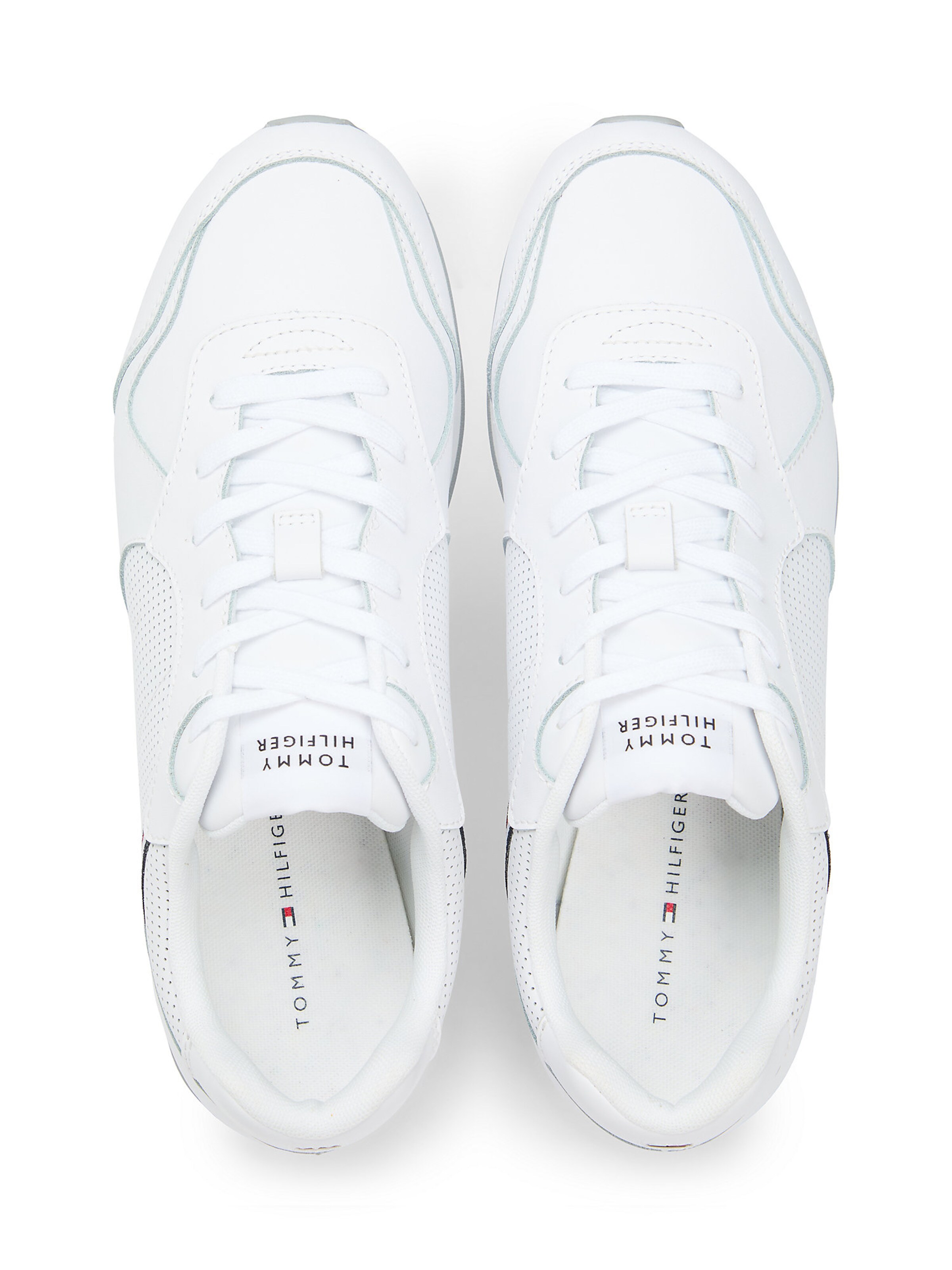TOMMY HILFIGER Rövid szárú sportcipők - fehér