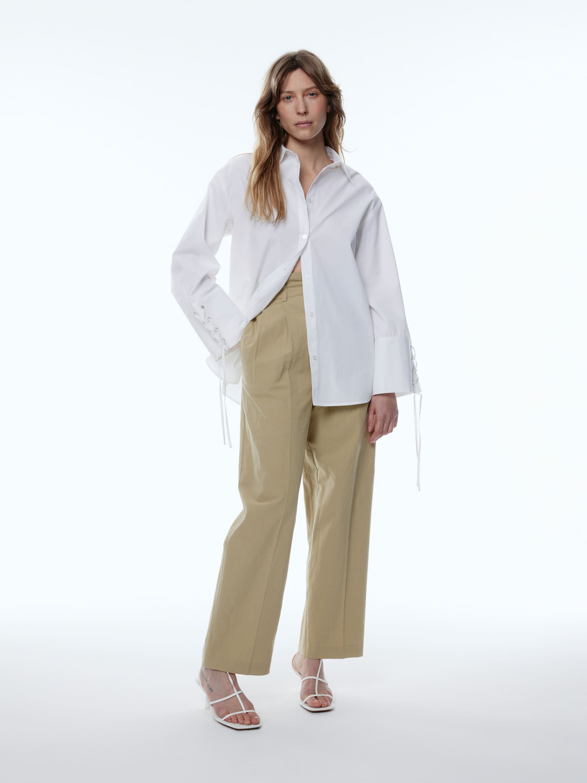EDITED Produkte Hose 'Becky' hellbeige