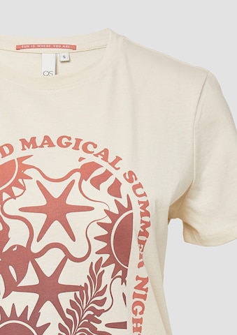 T-shirt QS en beige