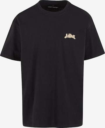 T-Shirt 'Western Motel' Lost Youth en noir : devant
