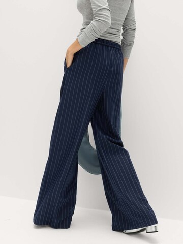 Wide Leg Pantalon Marks & Spencer en bleu
