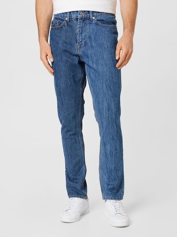 Denim Project Tapered Jeans in Blue: front