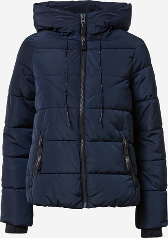 QS Between-season jacket in Blue: front