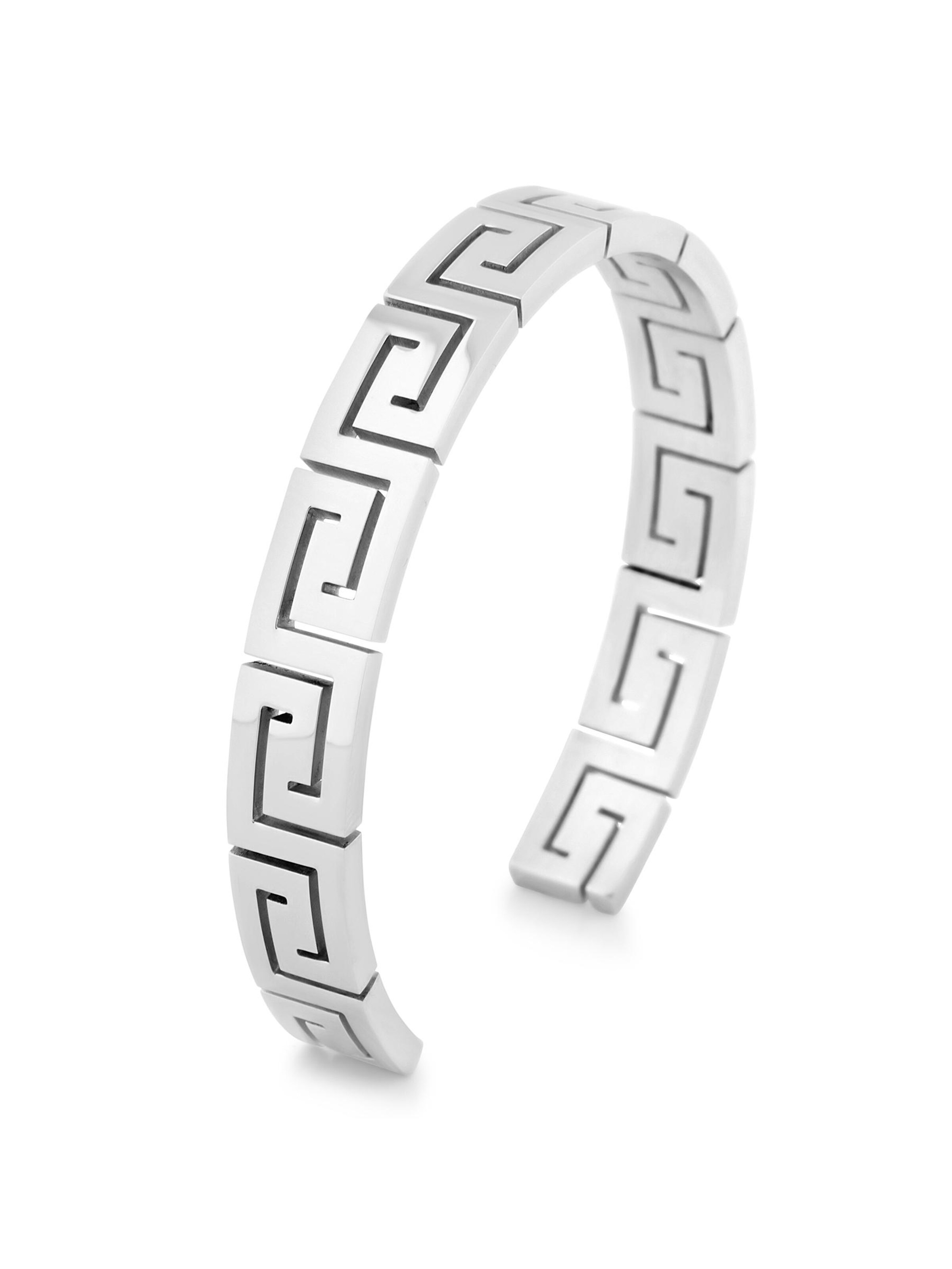 Akitsune Bracelet 'Argius' in Silver: front