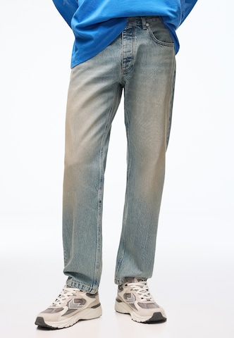 Slimfit Jeans di Bershka in blu: frontale