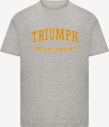 T-Shirt 'British Motor Heritage Triumph Motor Company' F4NT4STIC en gris : devant